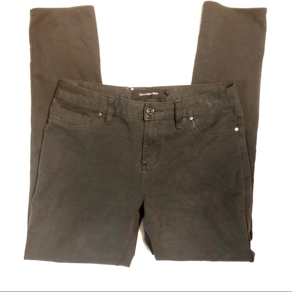 Calvin Klein Jeans Cotton Stretch Black Pants - Picture 7 of 7